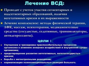 Лечение ДДПП и ВСД:  последствия