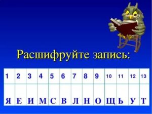 Расшифруйте запись