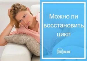 Не могу восстановить цикл, как быть?