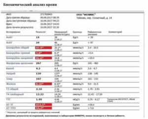 О чем говорит результат анализа?