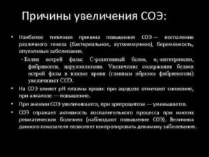 Как долго может держаться повышенное СОЭ после болезни?