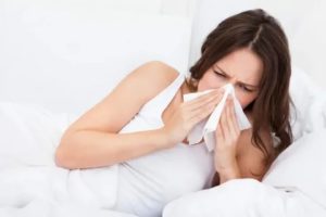 Температура, заложенность носа и кашель при беременности