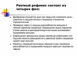 Появляется рвотный рефлекс, как быть?