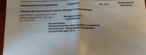 Что означает обнаружен рост нормофлоры в анализе?